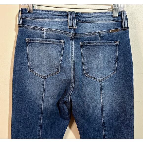 Kan Can Estilo Mid-rise Dark Wash Flare Jeans Size 29 - Picture 5 of 8